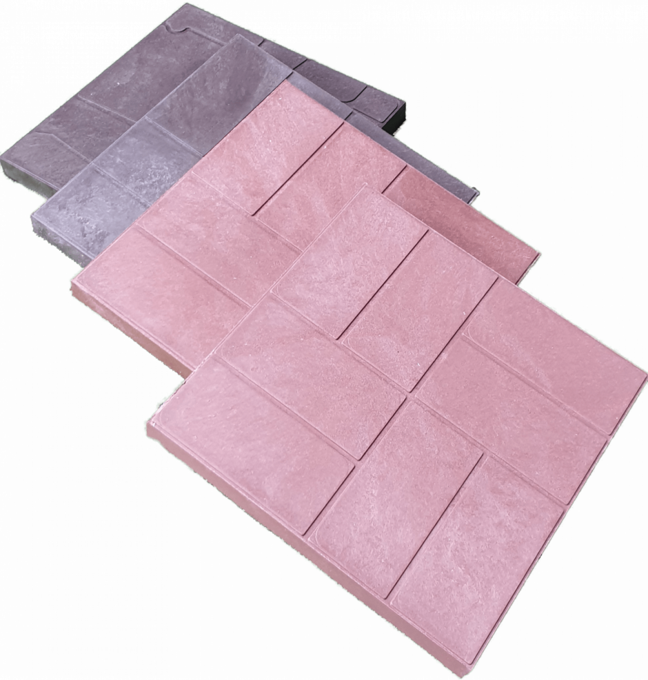 Плитка тротуарная 300*300*30 Садко Калифорния красный 11шт/м2