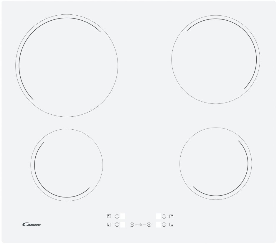 Электрическая варочная панель Midea MC-hf661 WH