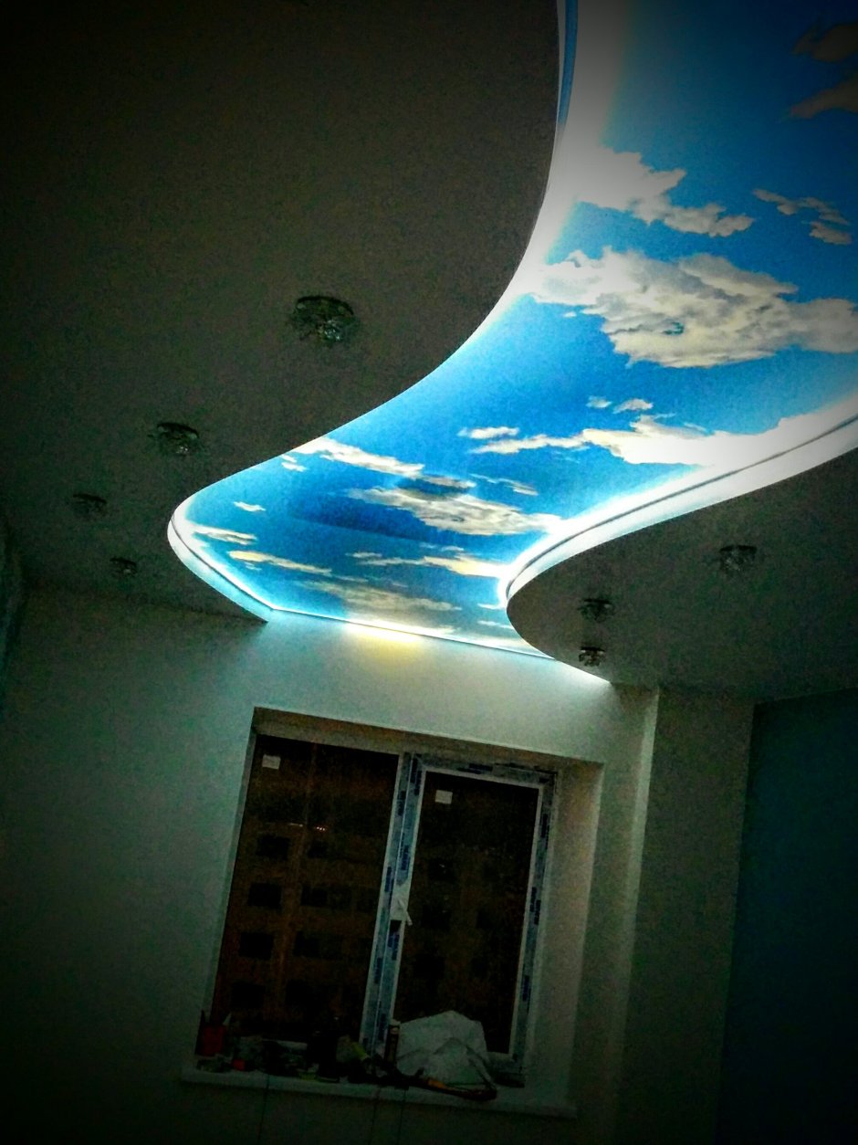 Потолок небо с подсветкой