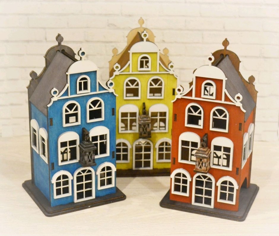Декоративные голландские домики