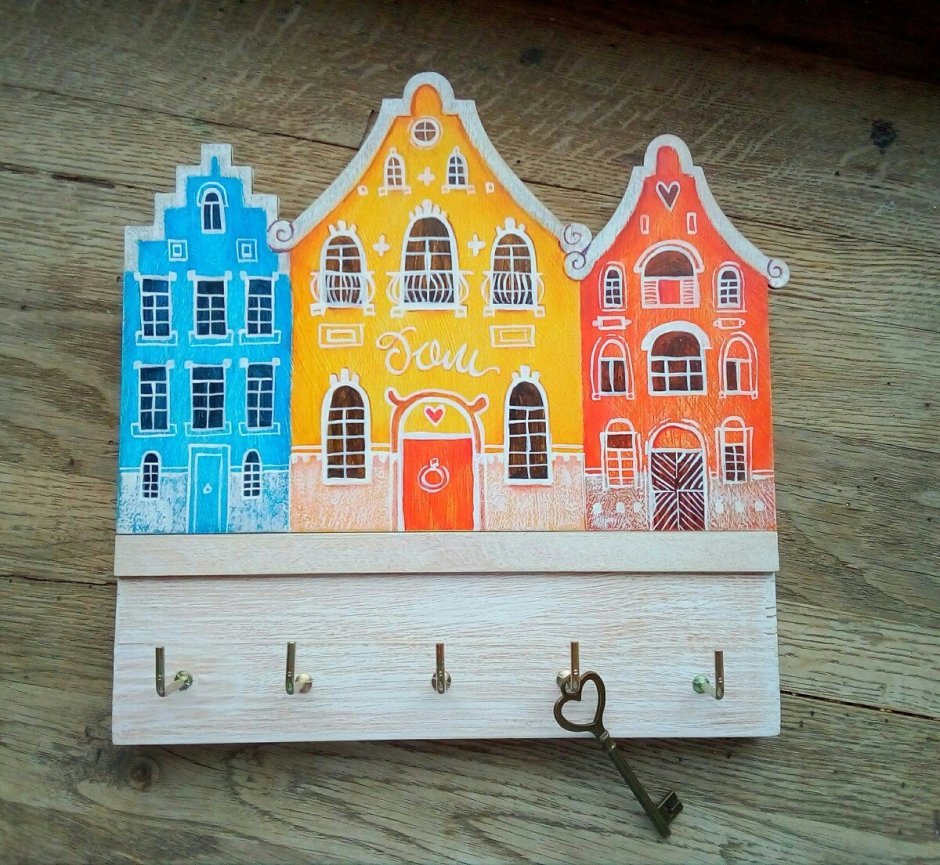 Ключница домики голландские