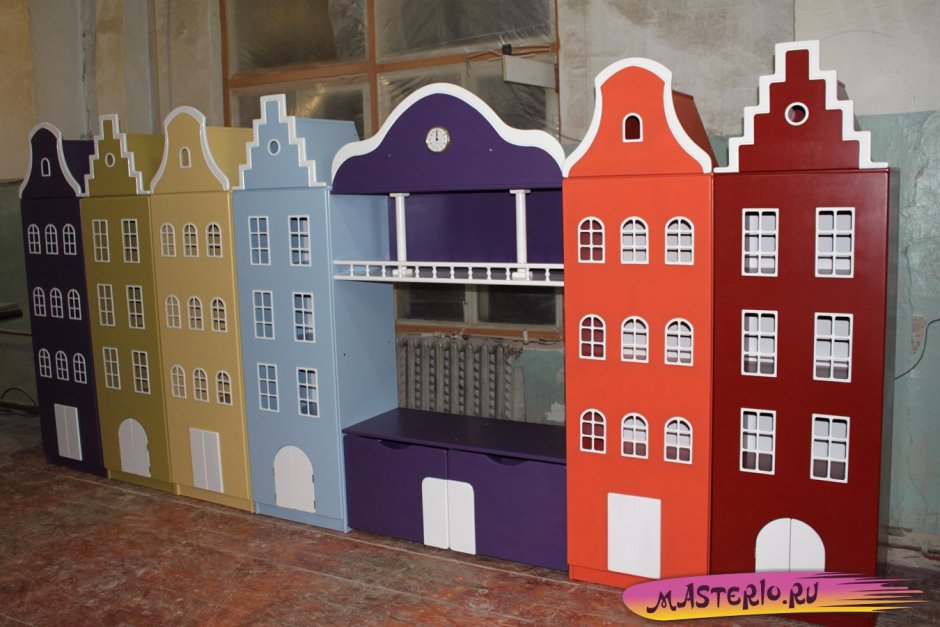 Голландские домики из картона