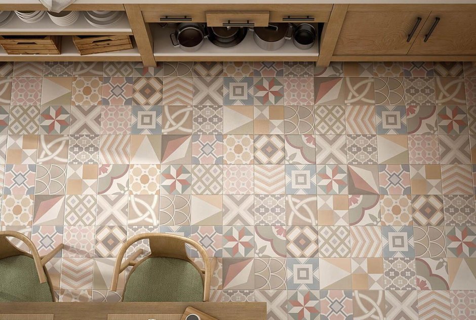 Керамогранит equipe Caprice deco Patchwork Pastel