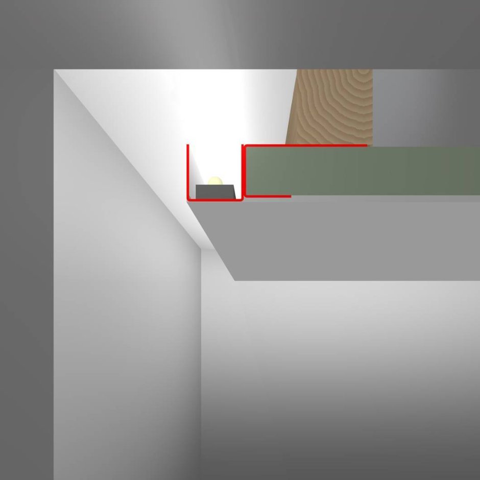 Профиль Trockenbau led DSL