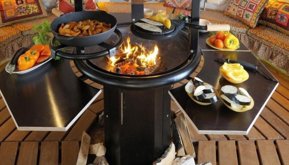 Дровяной гриль KOTAGRILL-BBQ
