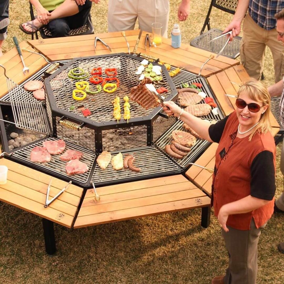 Стол-гриль jag Grill на восемь персон