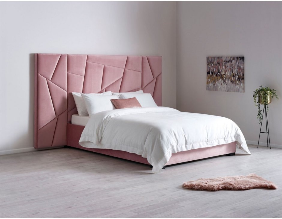 IDEALBEDS кровать ROMA 160*200 розовый