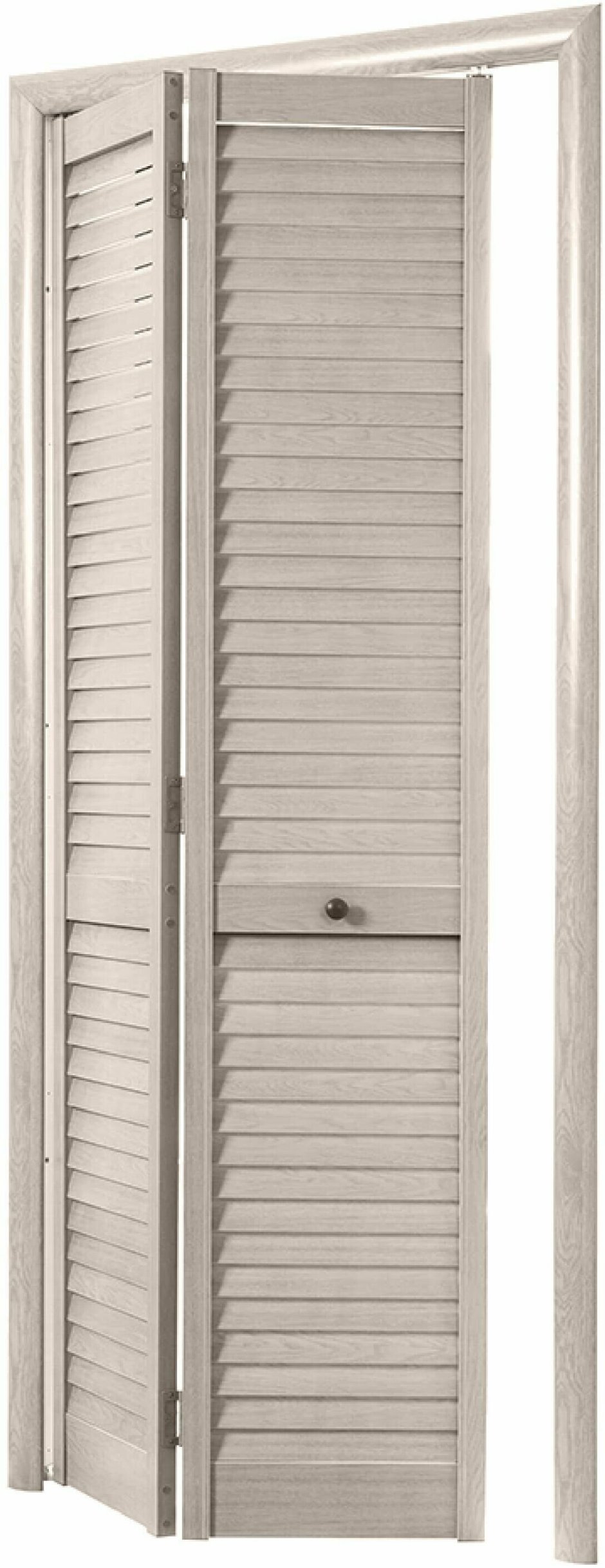 Дверь жалюзийная серый ясень 803мм