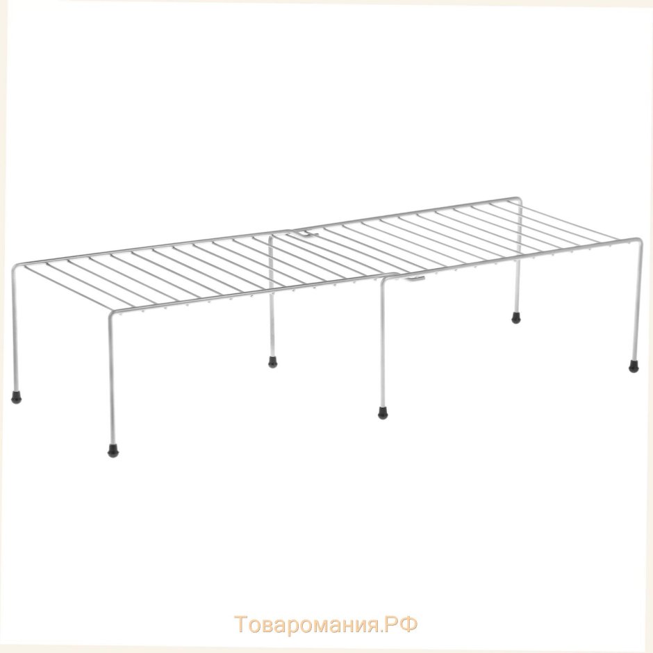 Полка раздвижная для шкафа, 36-62*22*15, хром