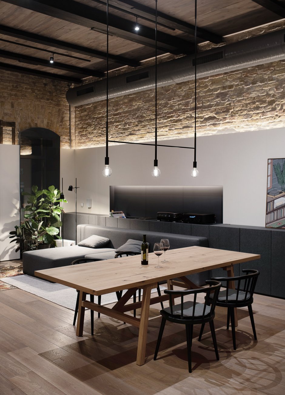Потолок в стиле Loft