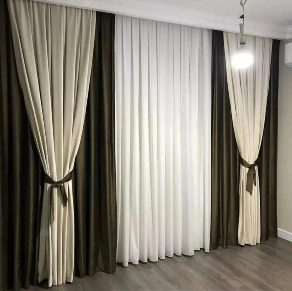 Современные шторы для зала