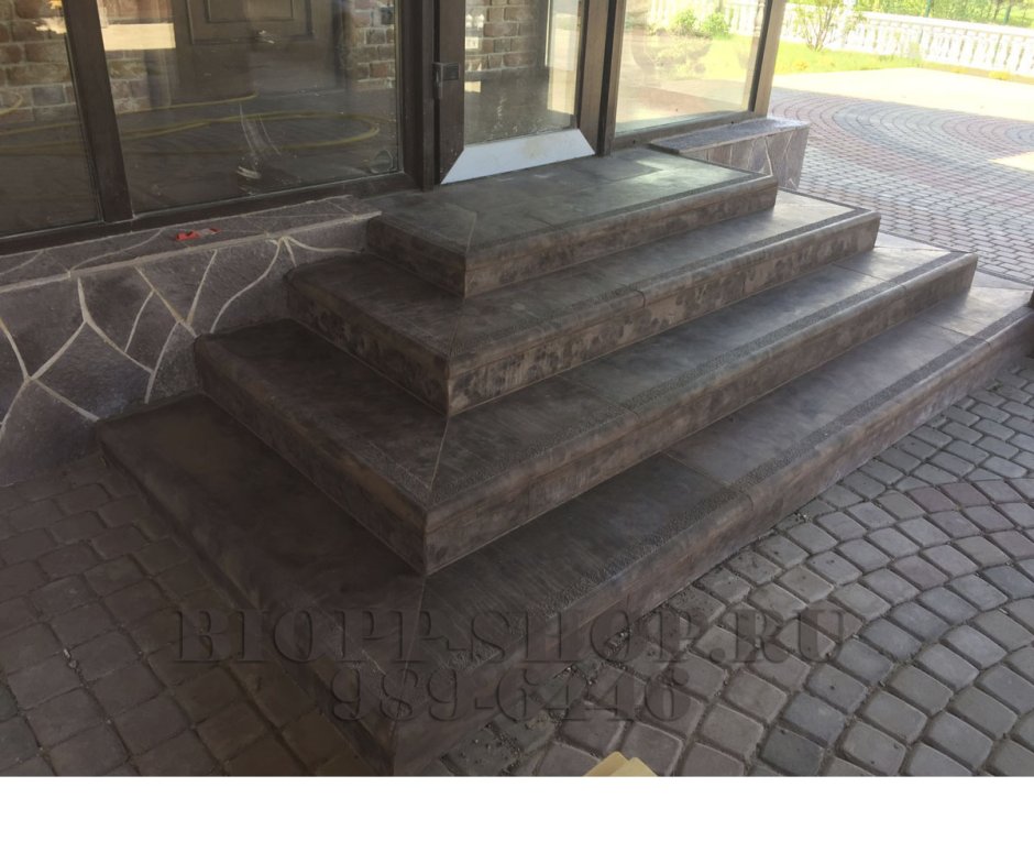 Ступени из фибробетона для крыльца