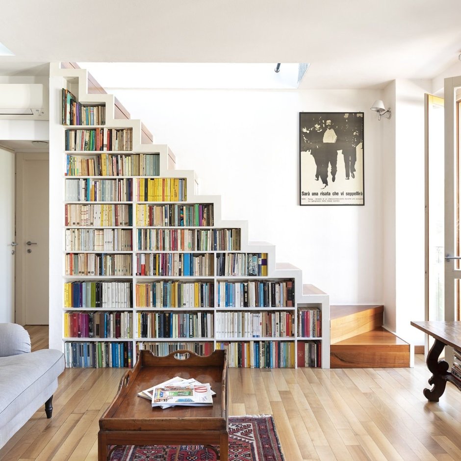 Stair with Bookshelf