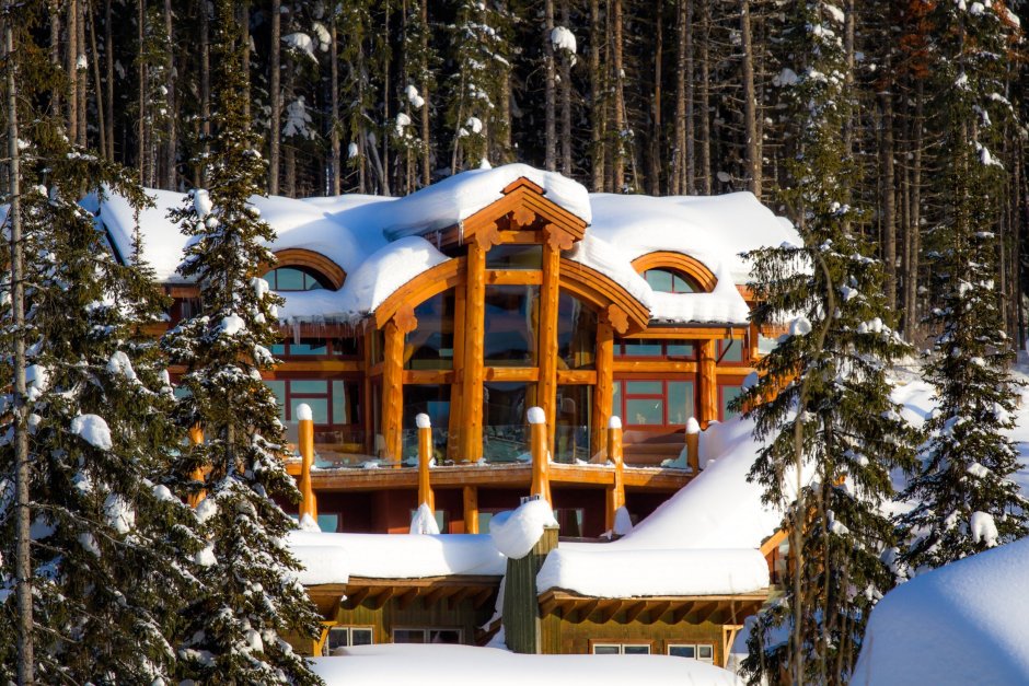 Дом на Post&Beam зима
