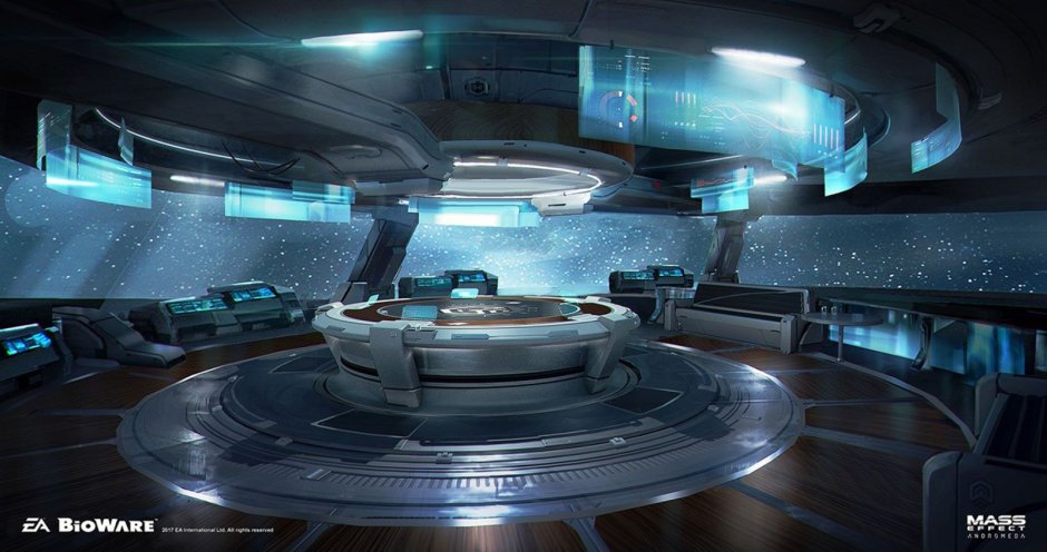 Командный центр Sci Fi Art