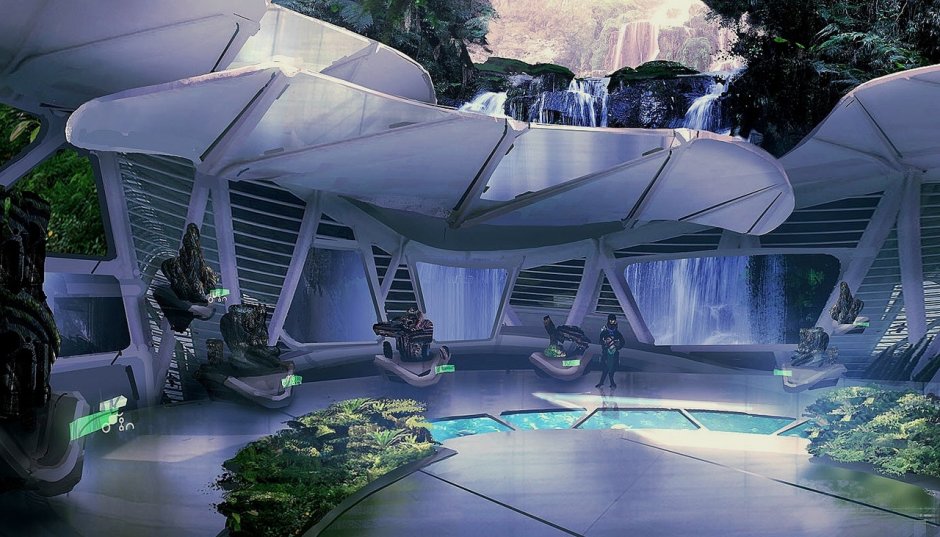 Mass Effect концепт арт дом