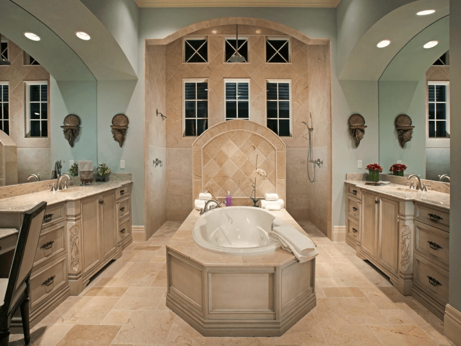 Дизайн ванной комнаты в средиземноморском стиле
