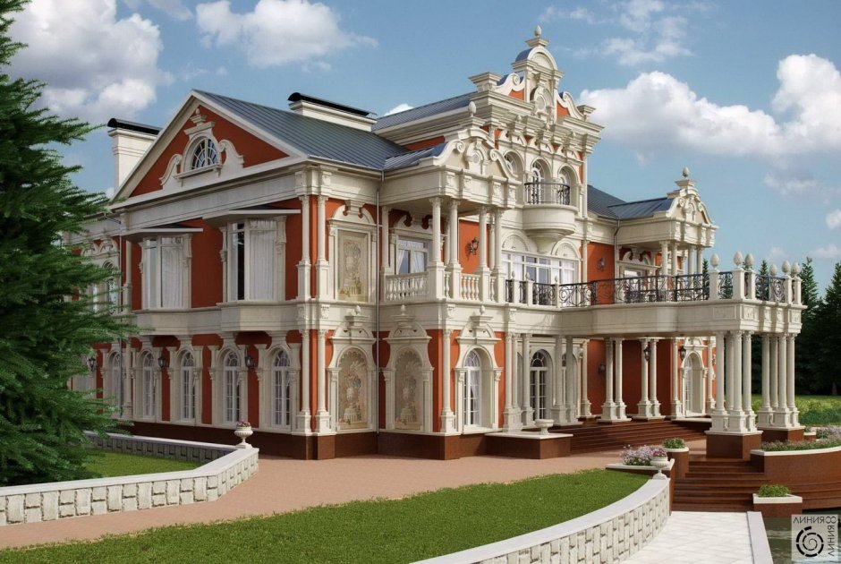 Усадьба в стиле Барокко Россия