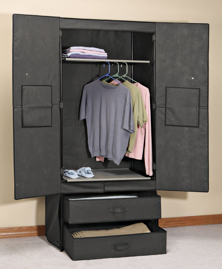 Шкаф для одежды необычной формы