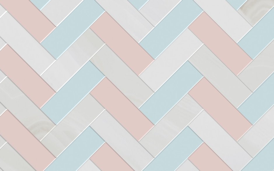 Напольная плитка розовая с голубым квадрат