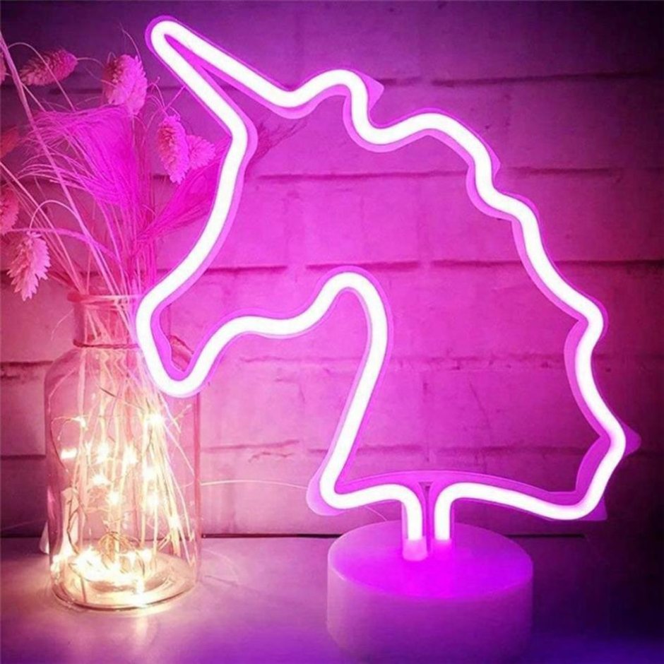 Светильник "Единорог" led RGB от сети
