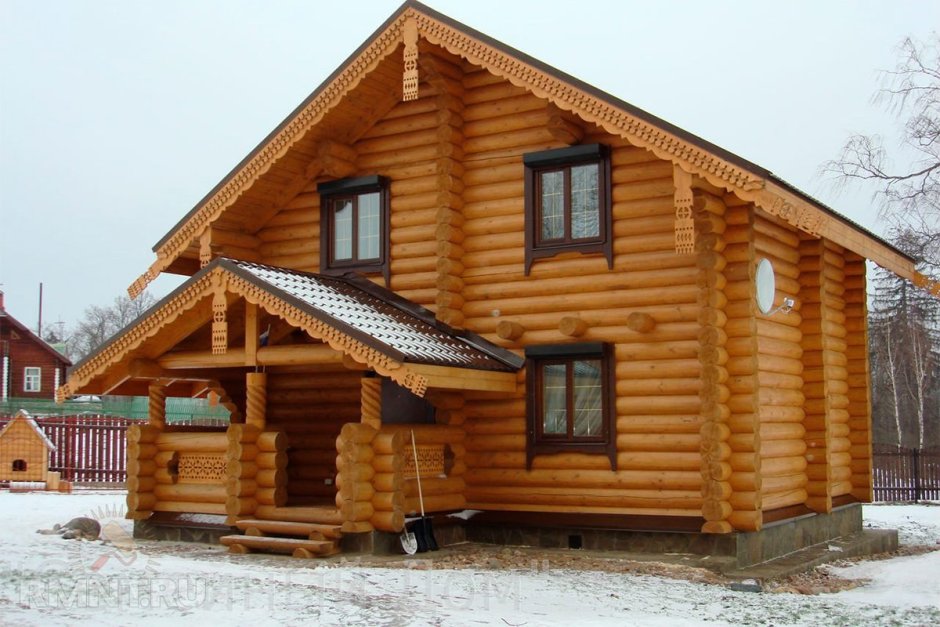 Дом из строганного бревна