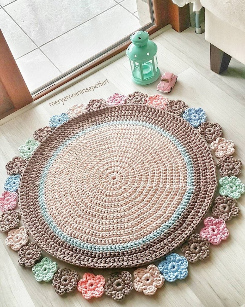 Коврик крючком