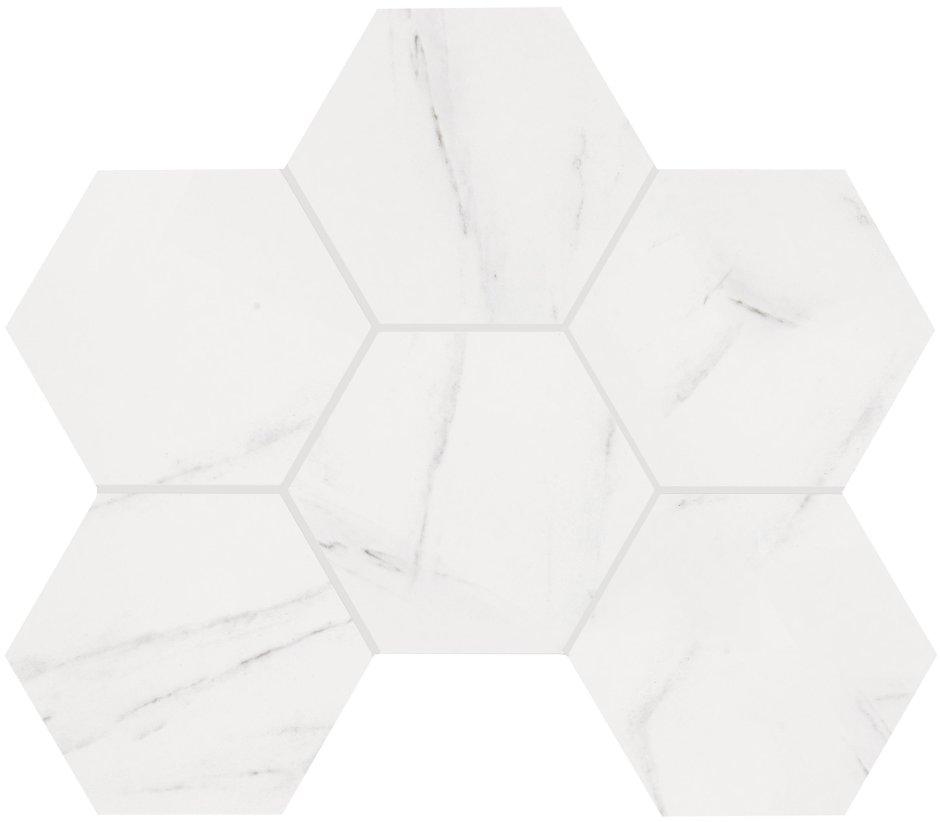 Hexagon Carrara плитка керамическая