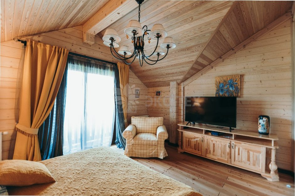 Мансарда зимний вариант в деревянном доме