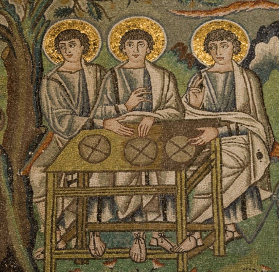 Сан Витале мозаика гостеприимство Авраама