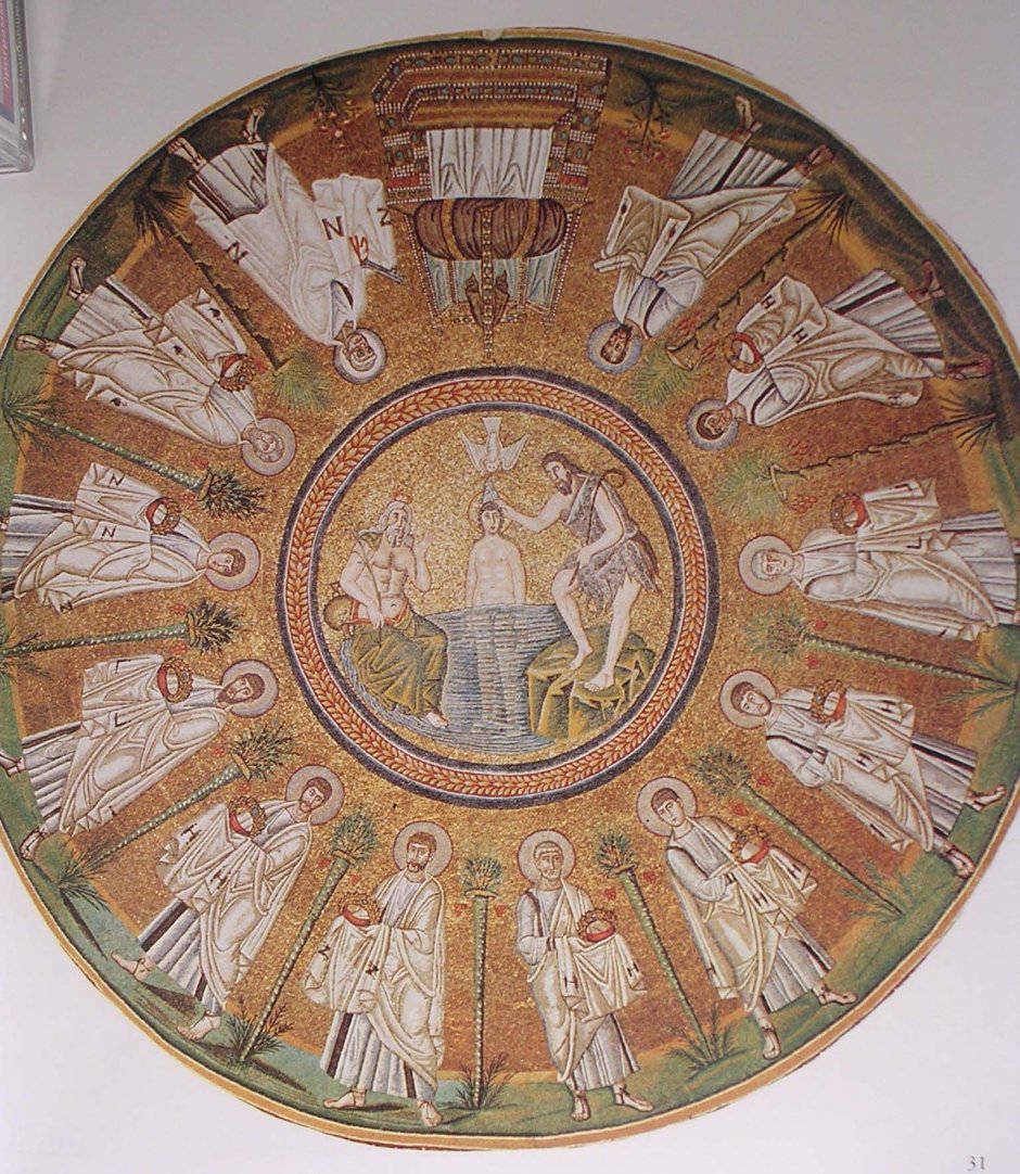 Церковь Сан Витале в Равенне мозаики