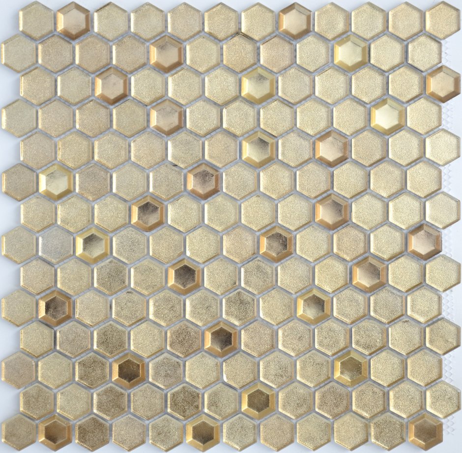 Мозаика Aureo Grani Hexagon 23x13x6 300x300х6