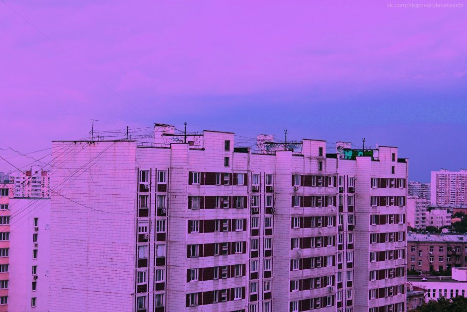 80е России Эстетика многоэтажки