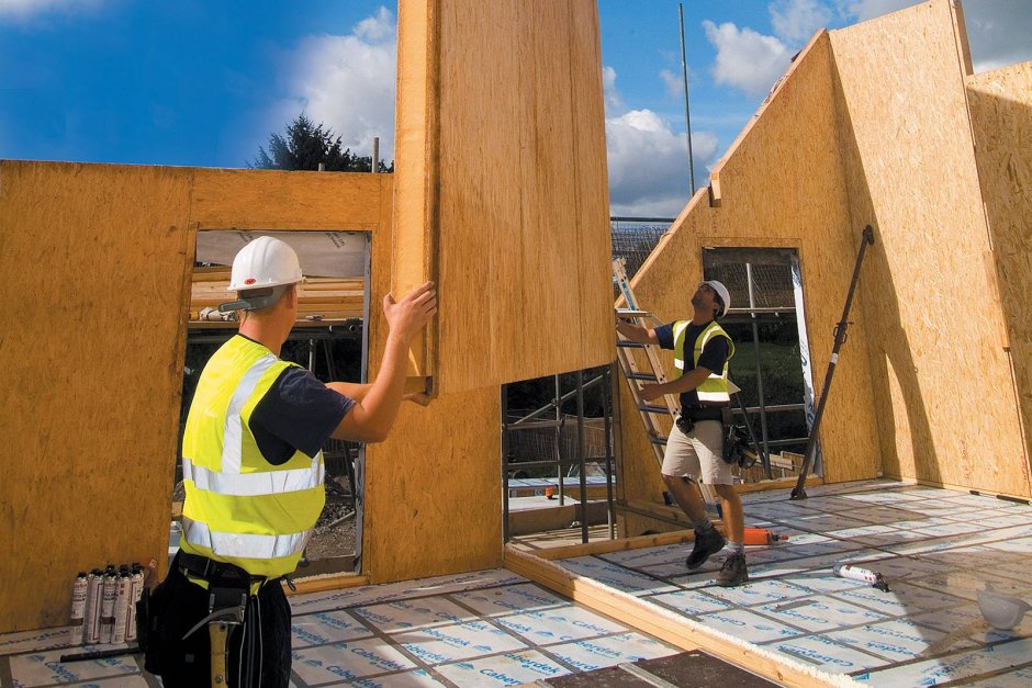 Теплоизоляционная панель SIP (Structural Insulated Panel)