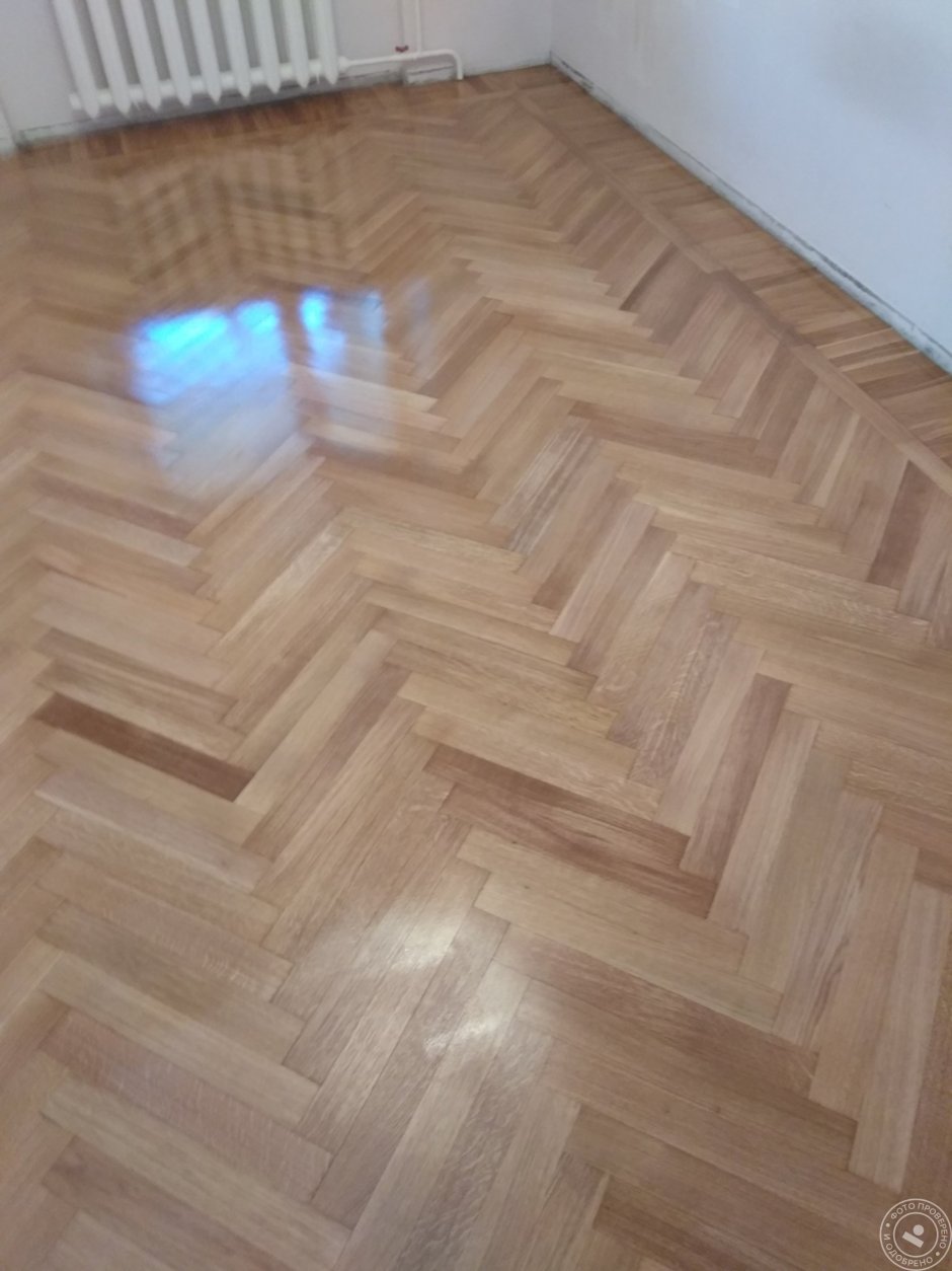 Укладка паркета лесенкой
