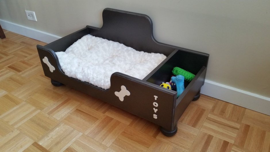 Кровать для собаки из ДСП