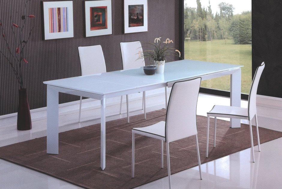 Стол DT-9848 Band MDF-1 White фабрика м-Сити