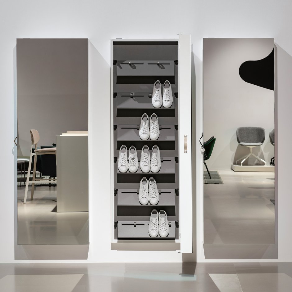 Plastic Cabinet with Mirror for Bathroom