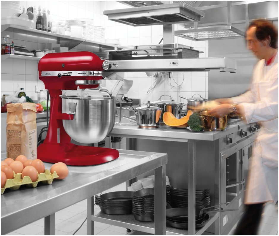 Миксер планетарный kitchenaid 5kpm5ewh белый