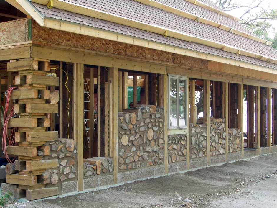 Баня Cordwood