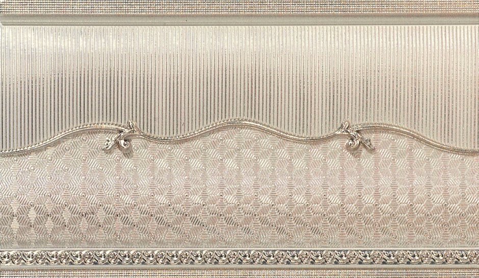 Zocalo Verso Plata-Perla 15x25