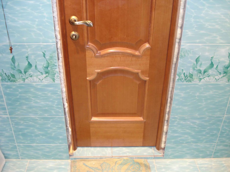 Дверные откосы в ванной
