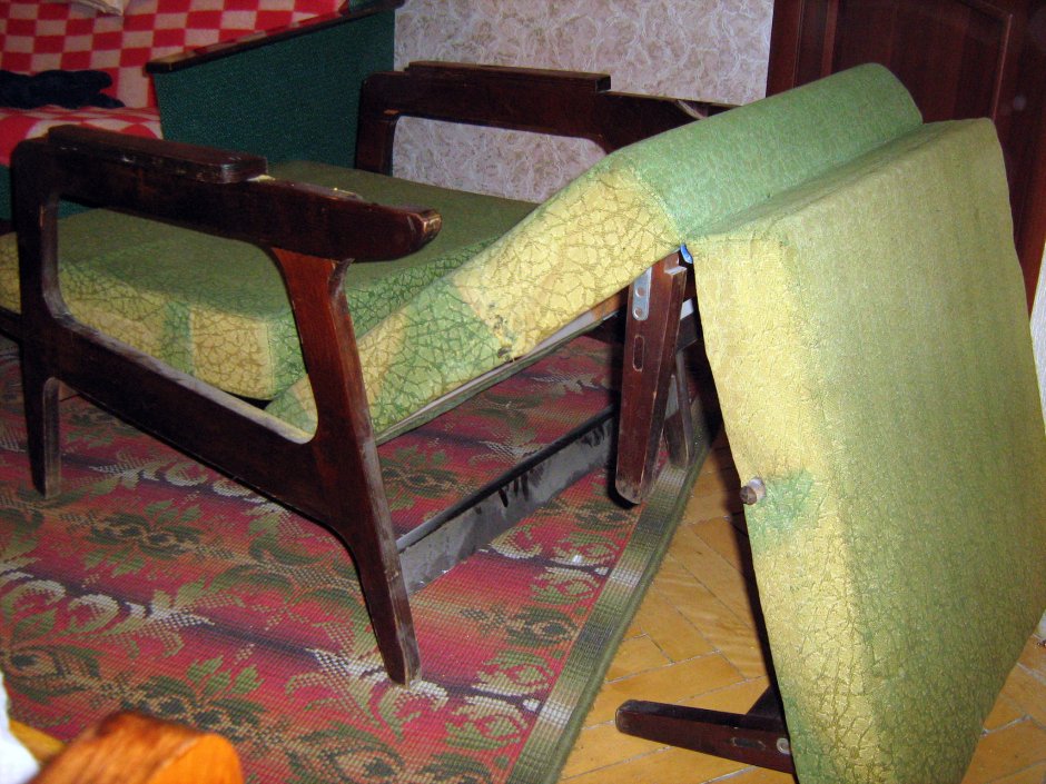 Советское раскладное кресло