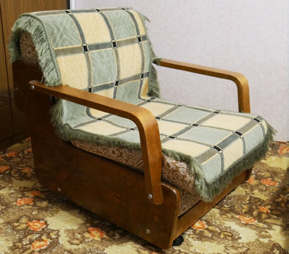 Советское раскладное кресло