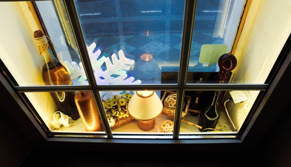 Подсветка витринных окон