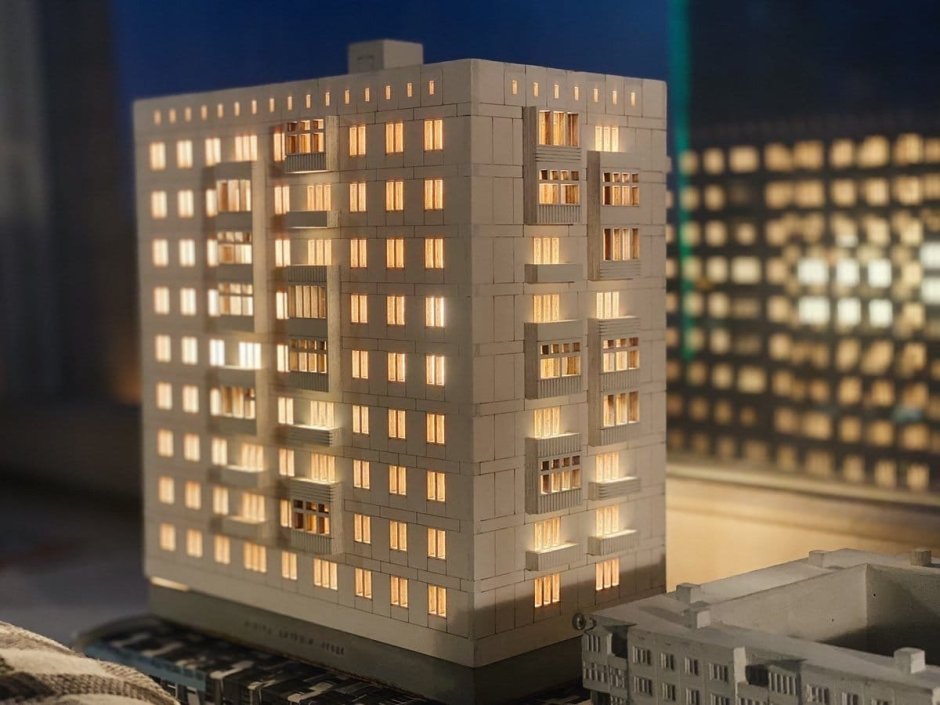 Ночник многоэтажка