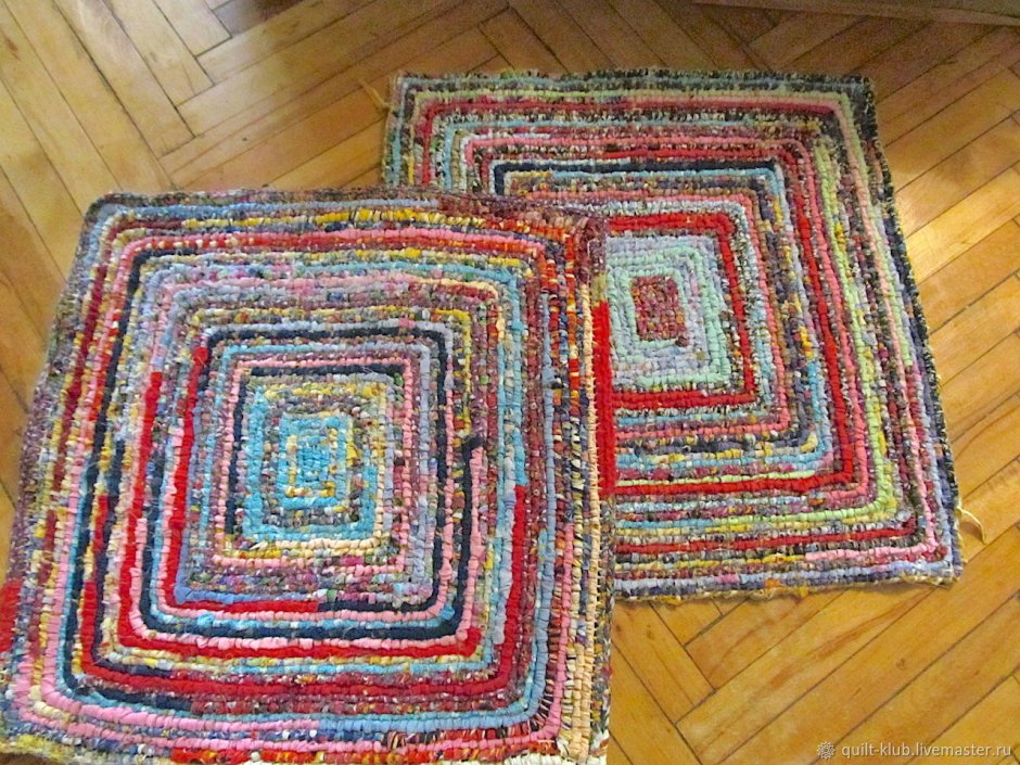 Коврик из лоскутков