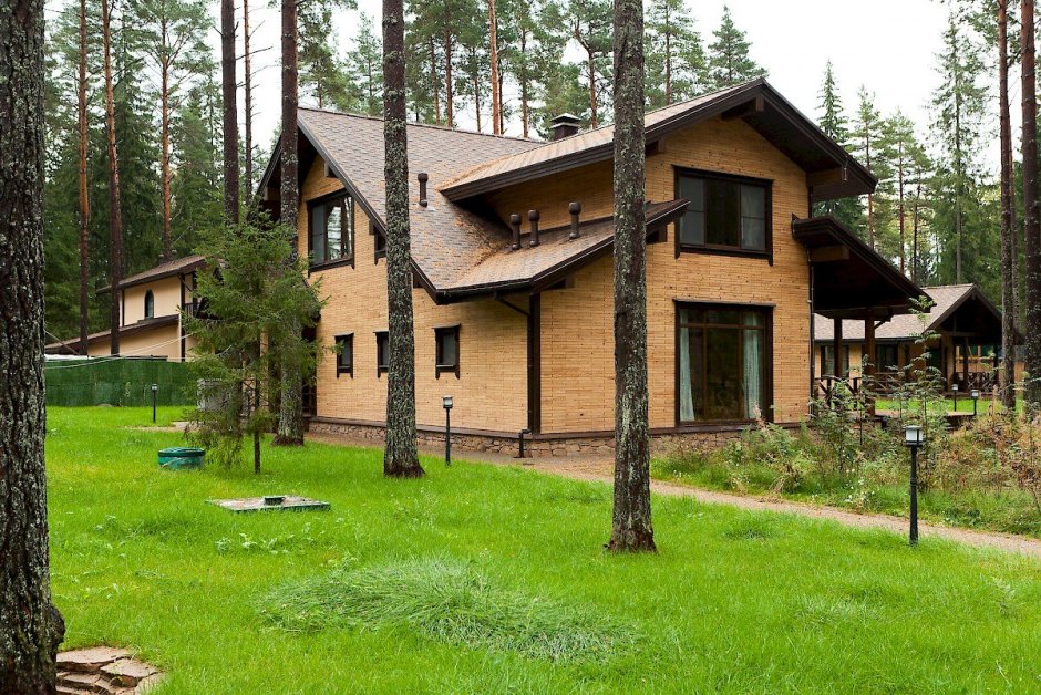 Деревянный кирпич СТИНКОМ коттеджи
