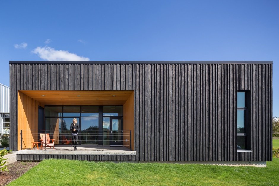 Thermowood fasad