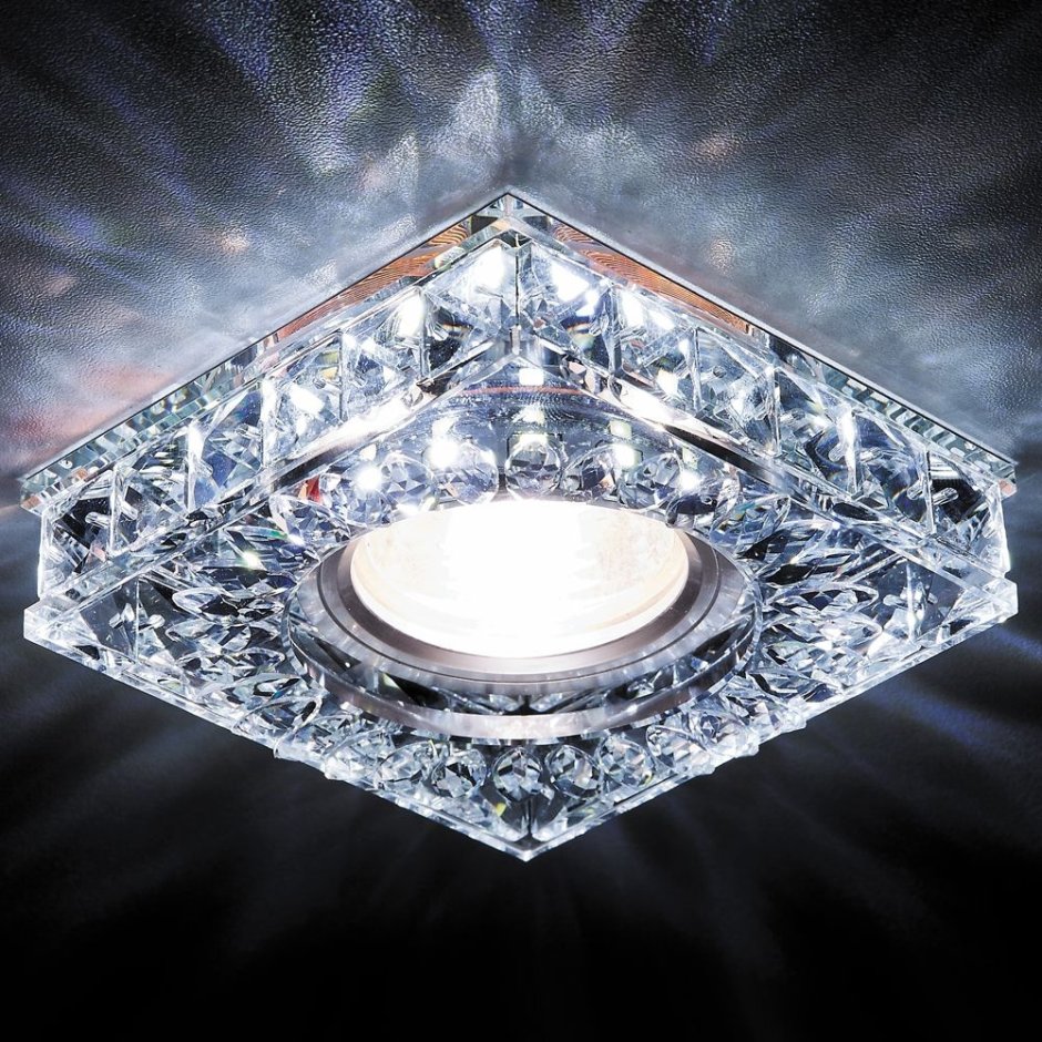 Встраиваемый светильник Ambrella Кристалл led